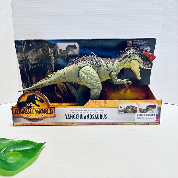 Jurassic World Dominion Massive Action Yangchuanosaurus Dinosaur Motion Figure - Picture 1 of 8